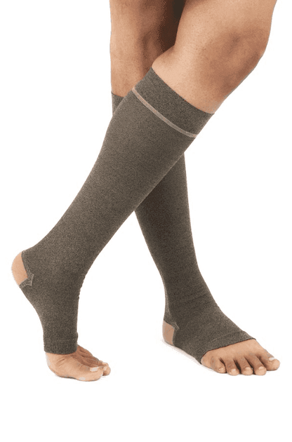 Class 1 Compression Stockings - Open Toe | Knee Length