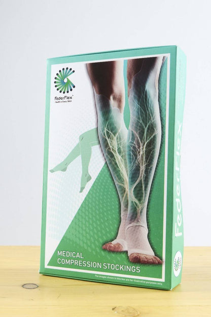 Class 1 Compression Stockings - Open Toe | Knee Length