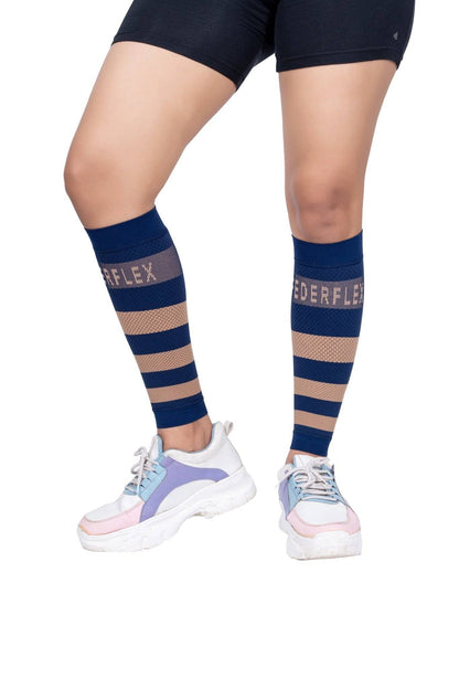 Compression Calf Sleeve: The Shadow Stripes Collection
