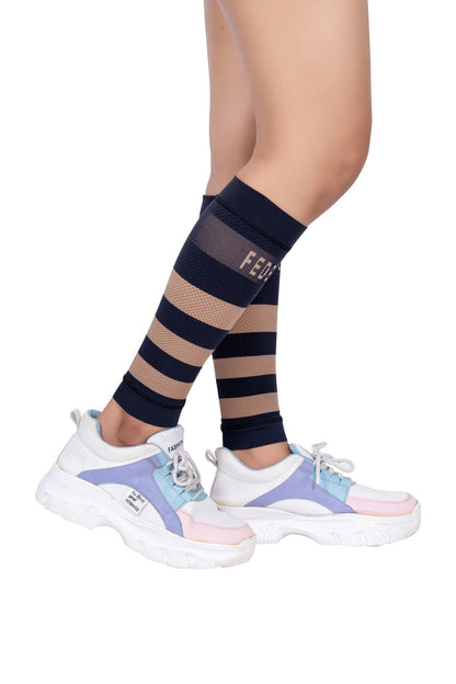 Compression Calf Sleeve: The Shadow Stripes Collection
