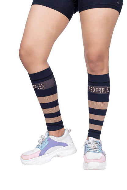 Compression Calf Sleeve: The Shadow Stripes Collection