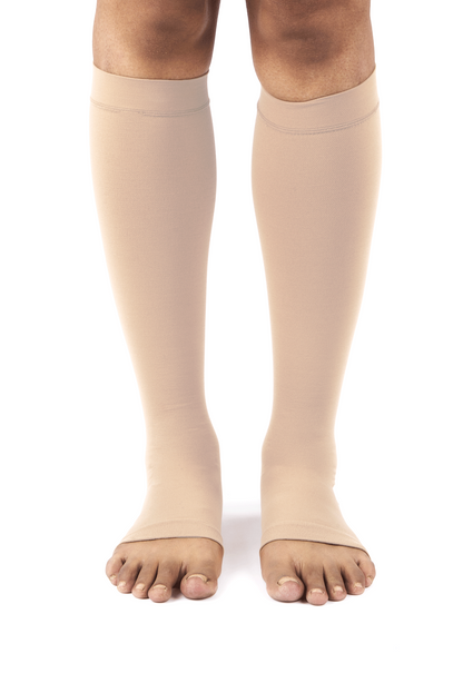 FederFlex Class 2 Compression Stockings - Open Toe | Knee Length | FederFlex