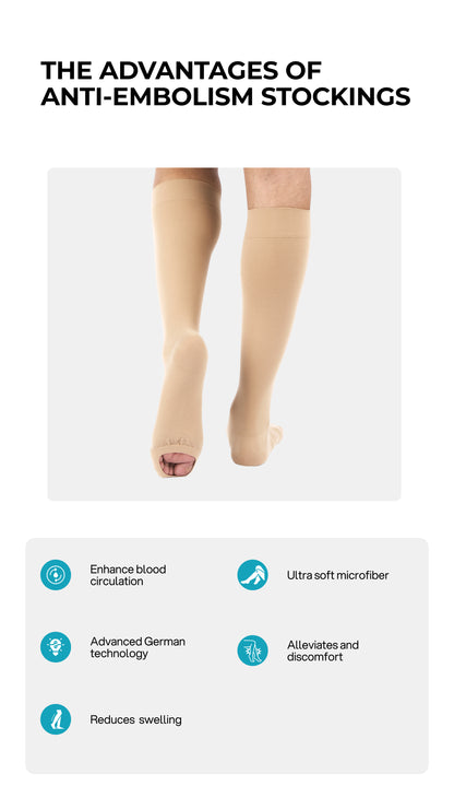 Anti-Embolism Stockings (DVT) - Knee Length (AD)